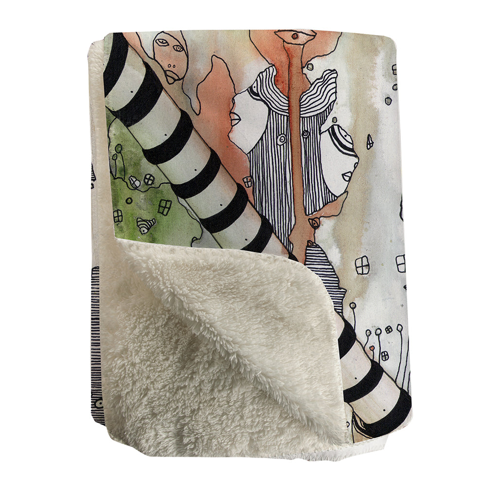 Thick sherpa best sale fleece blanket